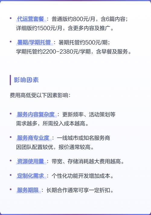 微信运营托管价格受哪些因素影响？揭秘节省成本秘诀！