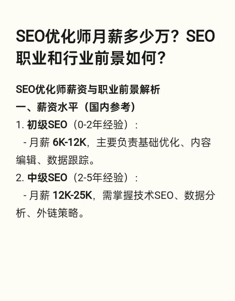 学习SEO，如何快速成为月薪过万的SEO专员？