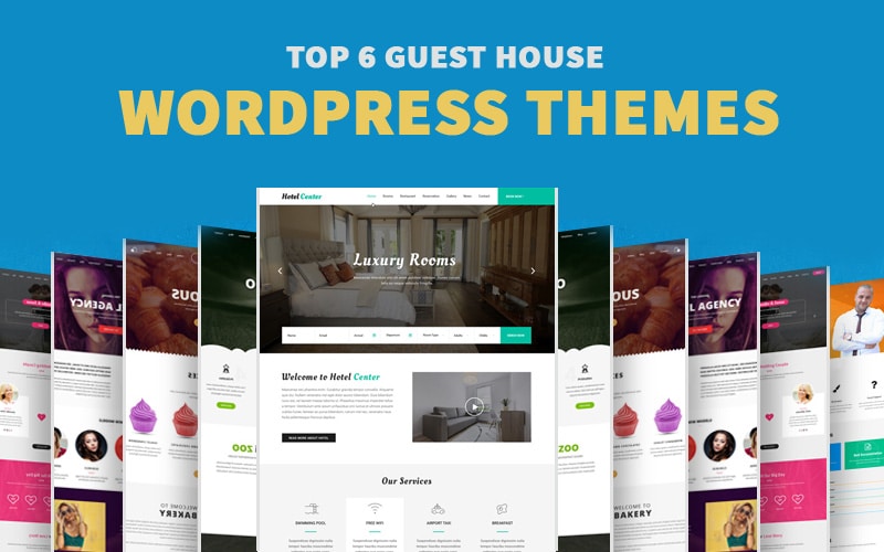 前 6 名宾馆 WordPress 主题
