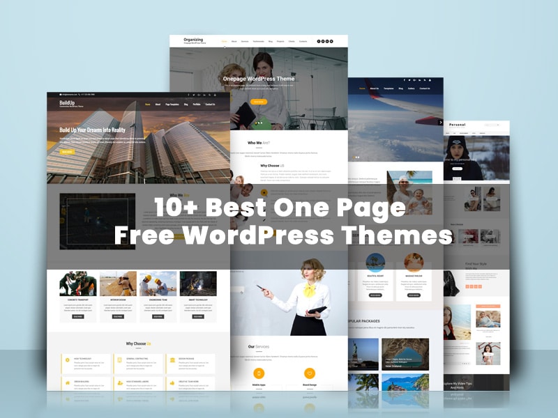 2021 年 10 多个最佳单页免费 WordPress 主题