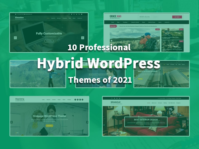 2021 年的 10 个专业混合 WordPress 主题