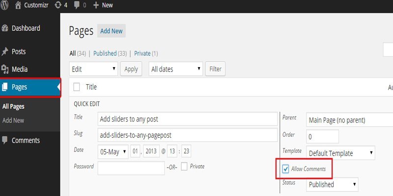 如何禁用 WordPress 中的评论（一步一步）